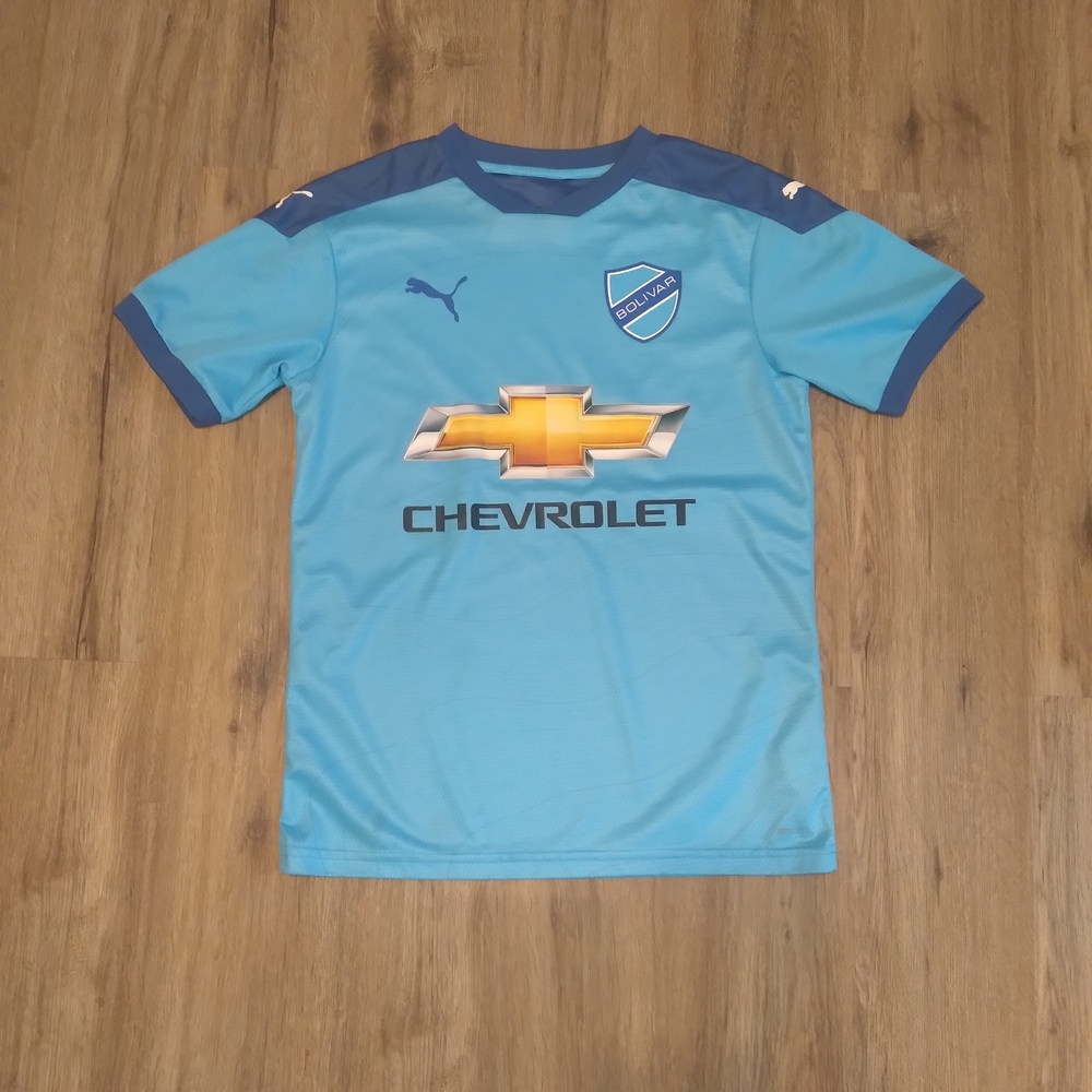 Puma Kids Light Blue Bolivar Soccer Jersey
